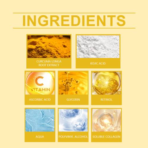 Turmeric Collagen Peel-Off Mask with Kojic Acid