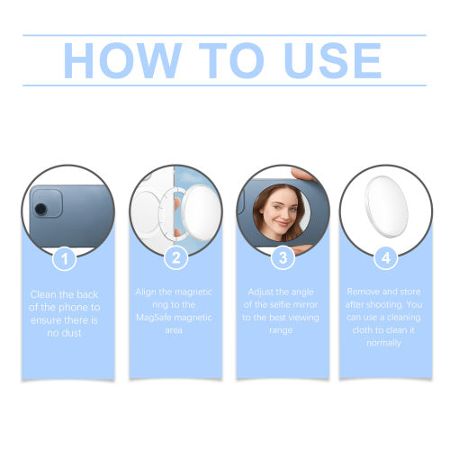 Magnetic Selfie Mirror
