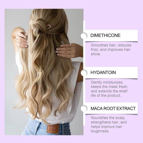 Purple Hair Mask for Dry, Dull Hair