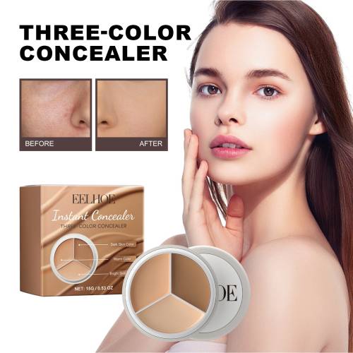 Three-Color Concealer Palette