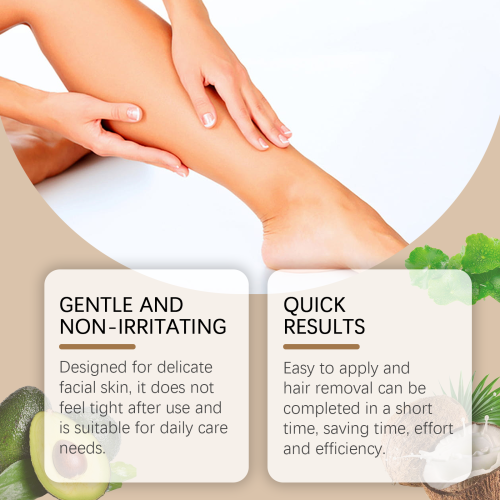 Coconut Facial Hair Removal Cream for Men & Women