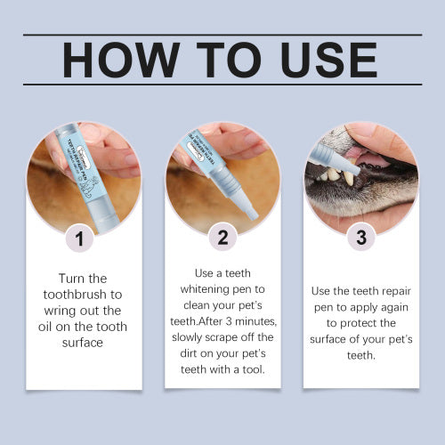 Pet Teeth Brightening Pen Set