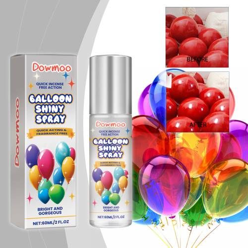 Latex Balloon Shine Spray, Non-Oxidizing