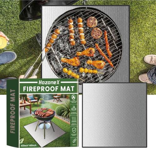 Fire-Resistant Grill Mat