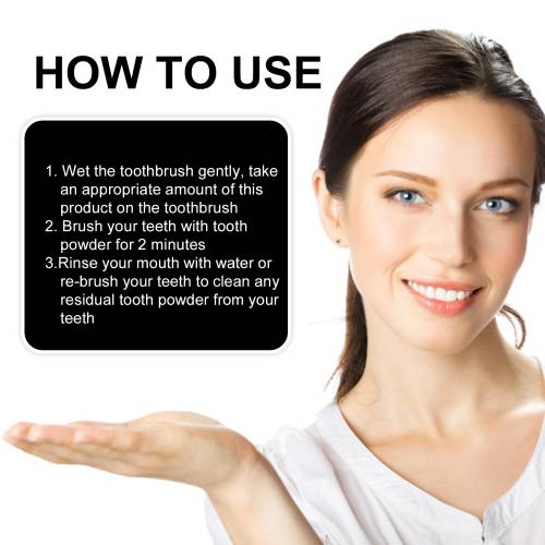 Charcoal Coconut Teeth Whitening Powder