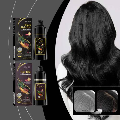 Black Herbal Color Shampoo with Ginseng & Reishi