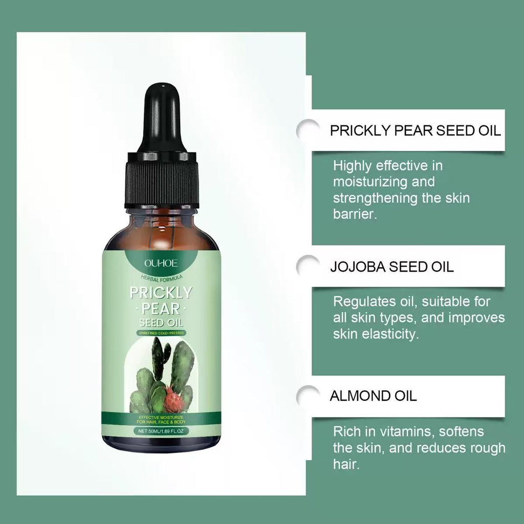 Cactus Oil with Argan & Vitamin E for Hair, Face & Body