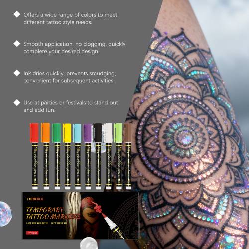 Temporary Tattoo Paint Pens