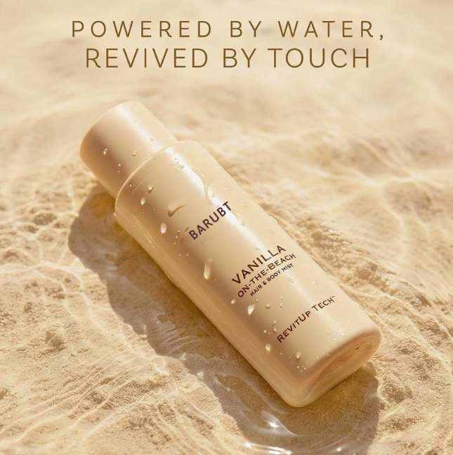 Vanilla Coconut Hair Perfume Mist, Water-Based Non-Sticky