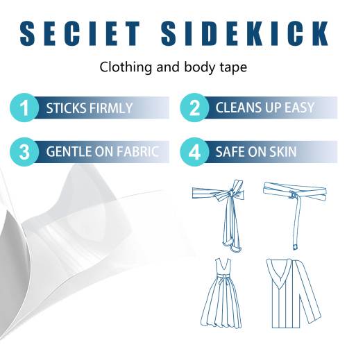 Double-Sided Fashion Tape for Clothing, Invisible