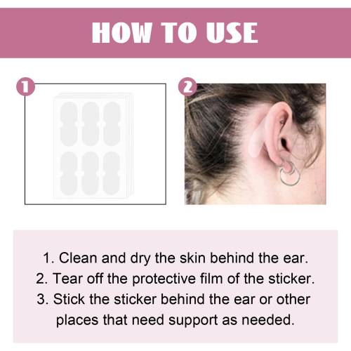 Elf Ear Stickers, Invisible