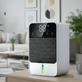 Basement Crawl Space Mini Dehumidifier for Bedroom with LED Touch Panel 1500ml Tank and Drain Hose