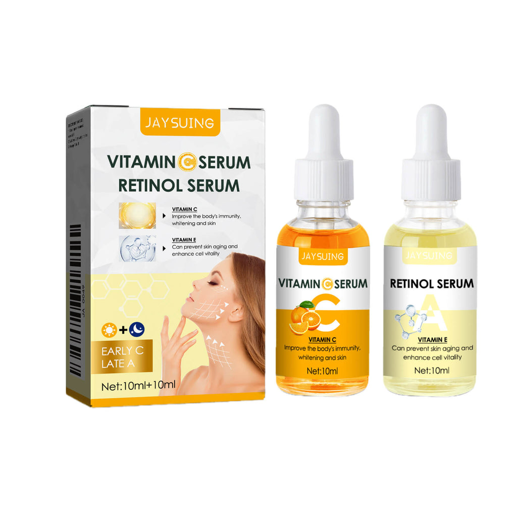 Morning Vitamin C & Night Retinol Serum Duo