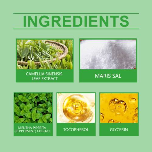 Matcha Sea Salt Body Scrub with Peppermint & Vitamin E