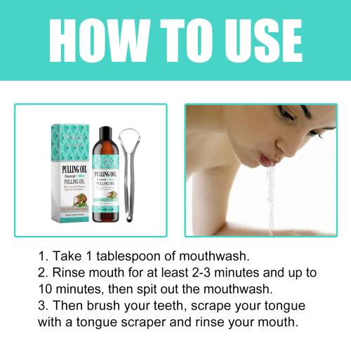 Coconut Mint Whitening Mouthwash
