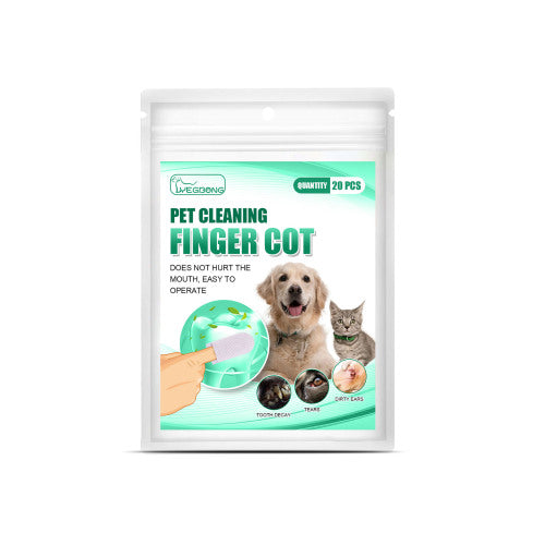 Pet Tooth Cleaning Finger Wipes