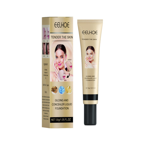 Concealing Liquid Foundation with Oat Peptides