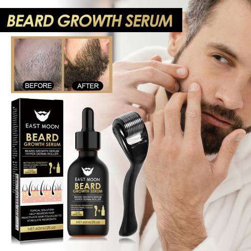 Beard Care Essence & Roller Set