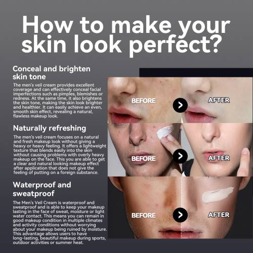 Men's Tinted Brightening Face Cream