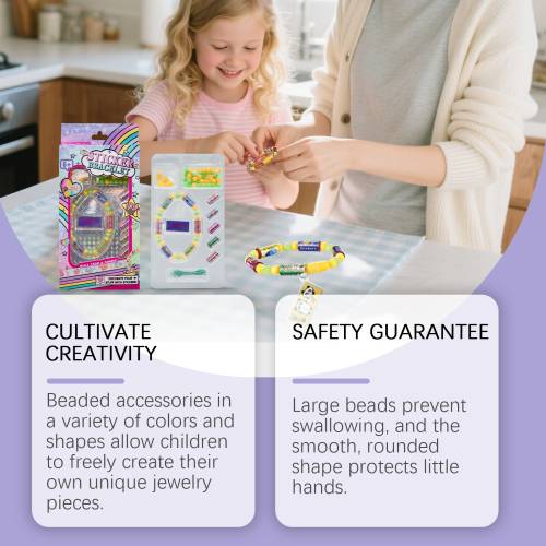 Kids' Educational Bead Bracelet Set