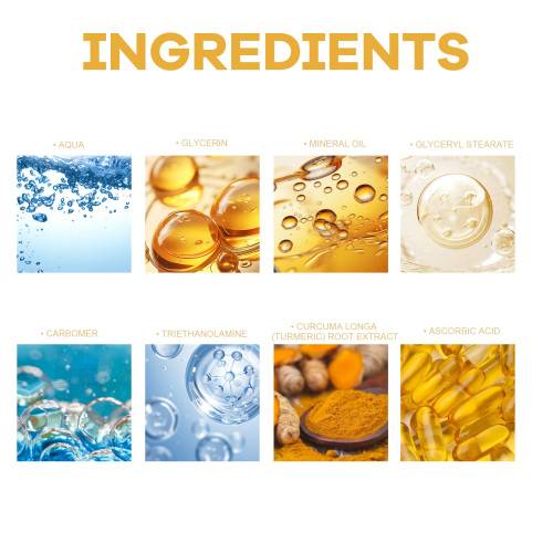 Turmeric Skincare Set: Cleanser, Scrub & Face Cream