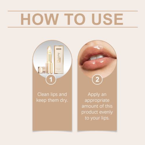 Gold Leaf Color-Changing Lip Balm with Vitamin E