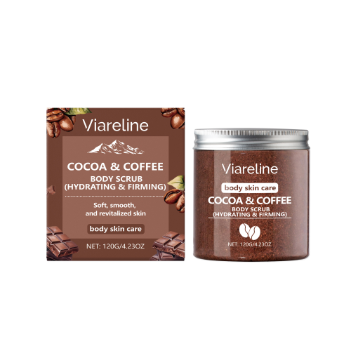 Coffee Sea Salt Body Scrub, Exfoliating & Moisturizing