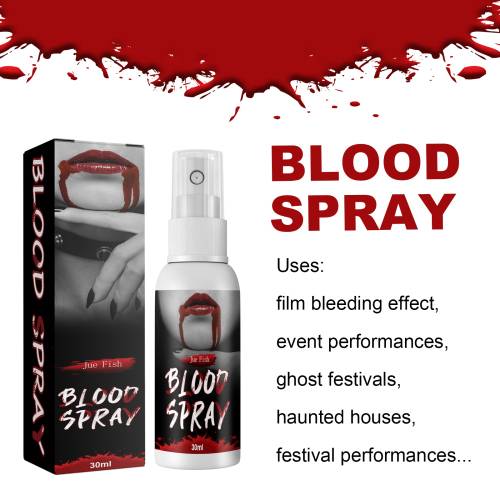 Fake Blood Spray for Halloween & Film Makeup