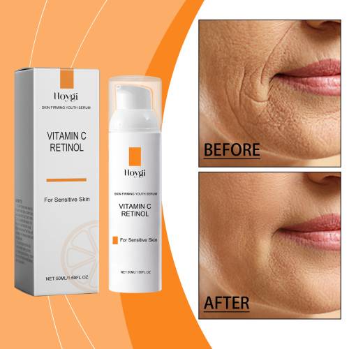 Retinol & Vitamin C Face Serum, Lightweight Moisturizing