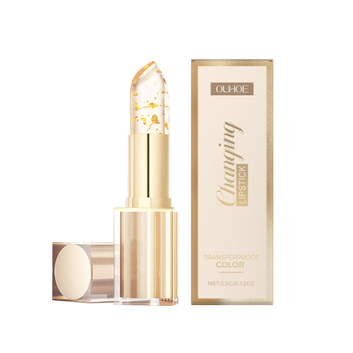 Gold Leaf Color-Changing Lip Balm with Vitamin E