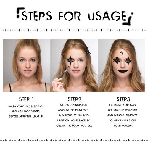 Halloween Face & Body Paint Kit