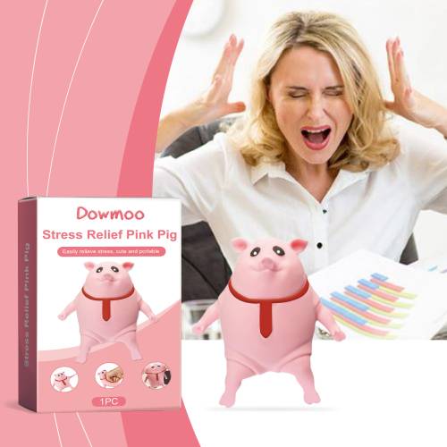 Pink Pig Squeeze Toy