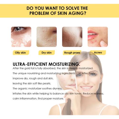 24K Gold Collagen Face Serum with Snail Mucin