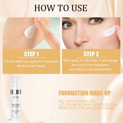 Color-Changing Liquid Foundation
