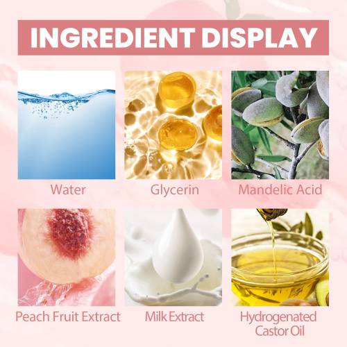 Peach Exfoliating Foot Mask for Dry, Rough Feet