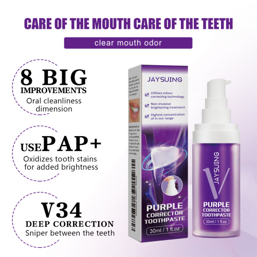Purple Color-Correcting Toothpaste