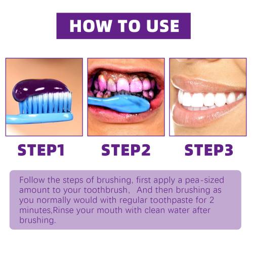 Purple Color-Correcting Toothpaste