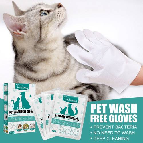 Pet No-Rinse Cleaning Gloves