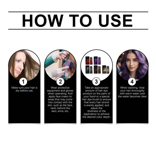 Herbal Color Shampoo in 5 Shades