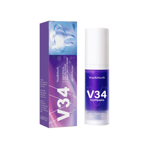 V34 Purple Foam Toothpaste
