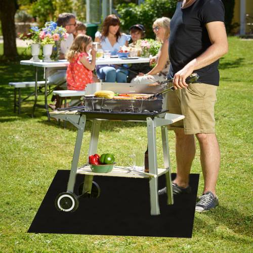 Black Fire Pit Mat