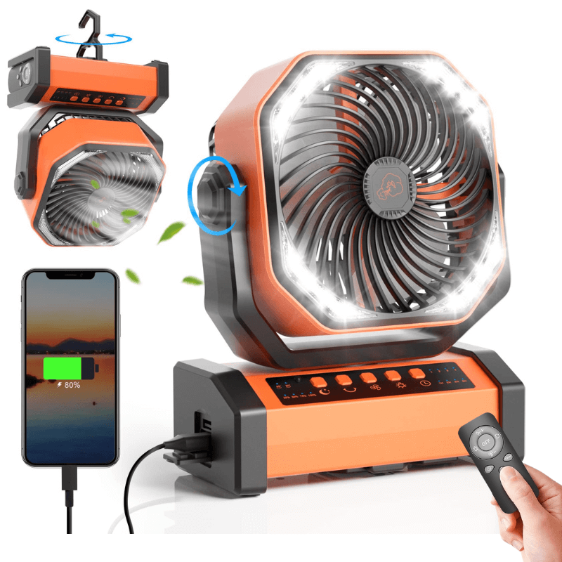 3 In 1 Cordless Camping Fan | zavevo