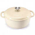 Cast Iron Dutch Oven Pot for Bread Baking and Braising with Dual Handles 6 Quart 5