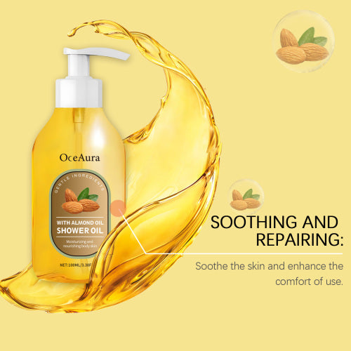 Coconut Bath & Shower Oil, Moisturizing Body Cleanser