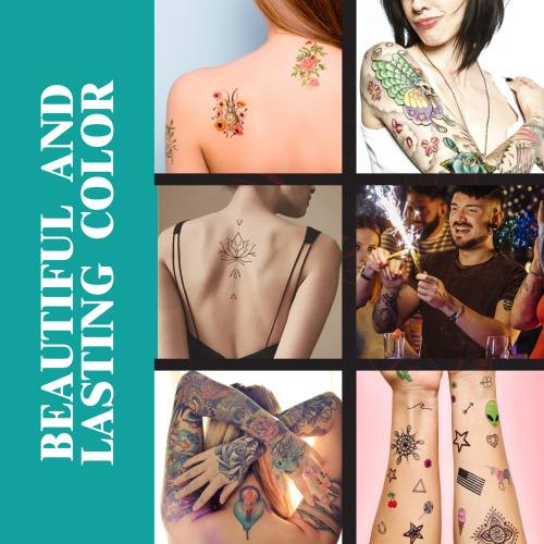 Temporary Tattoo Pen Set with Stencils