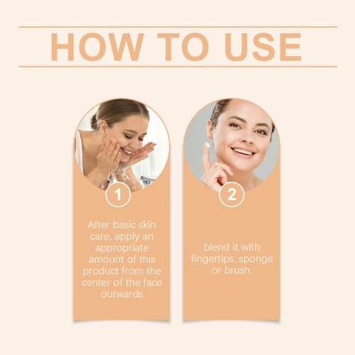 Color-Adapting Liquid Foundation with Shea Butter