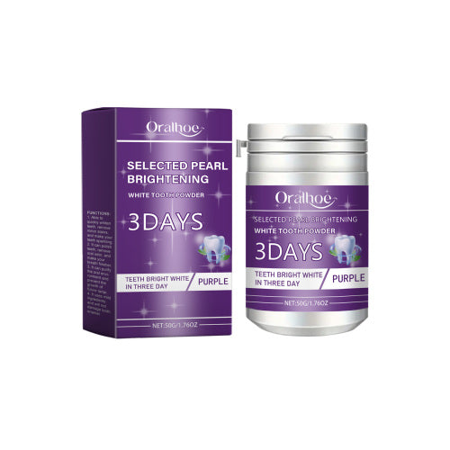 Purple Tooth Cleaning Powder