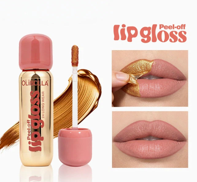 Peel-Off Lip Liner Pen, Waterproof Long-Lasting Tinted Lip Stain