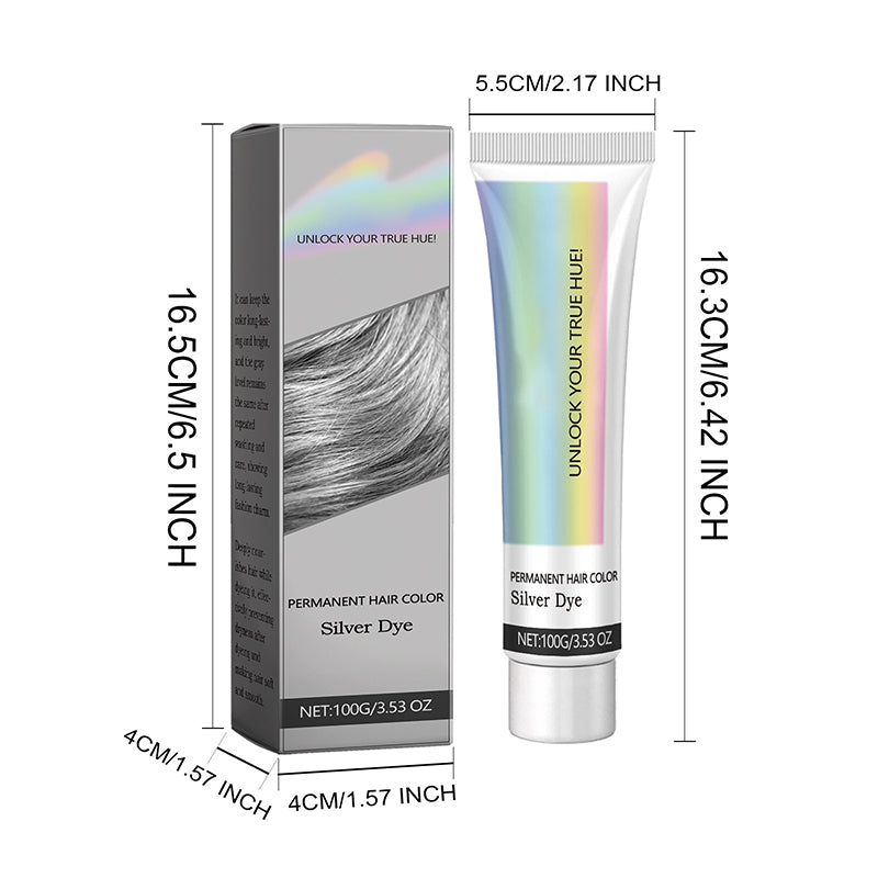 zavevo | 2-in-1 Natural Essence Extract Silver Hair Dye