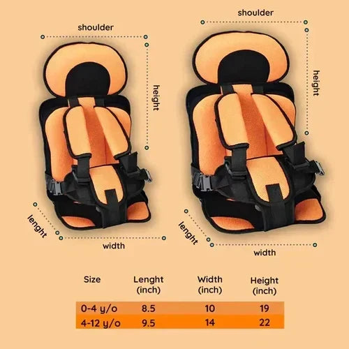 zavevo | Portable & Foldable Child Car Booster Seat